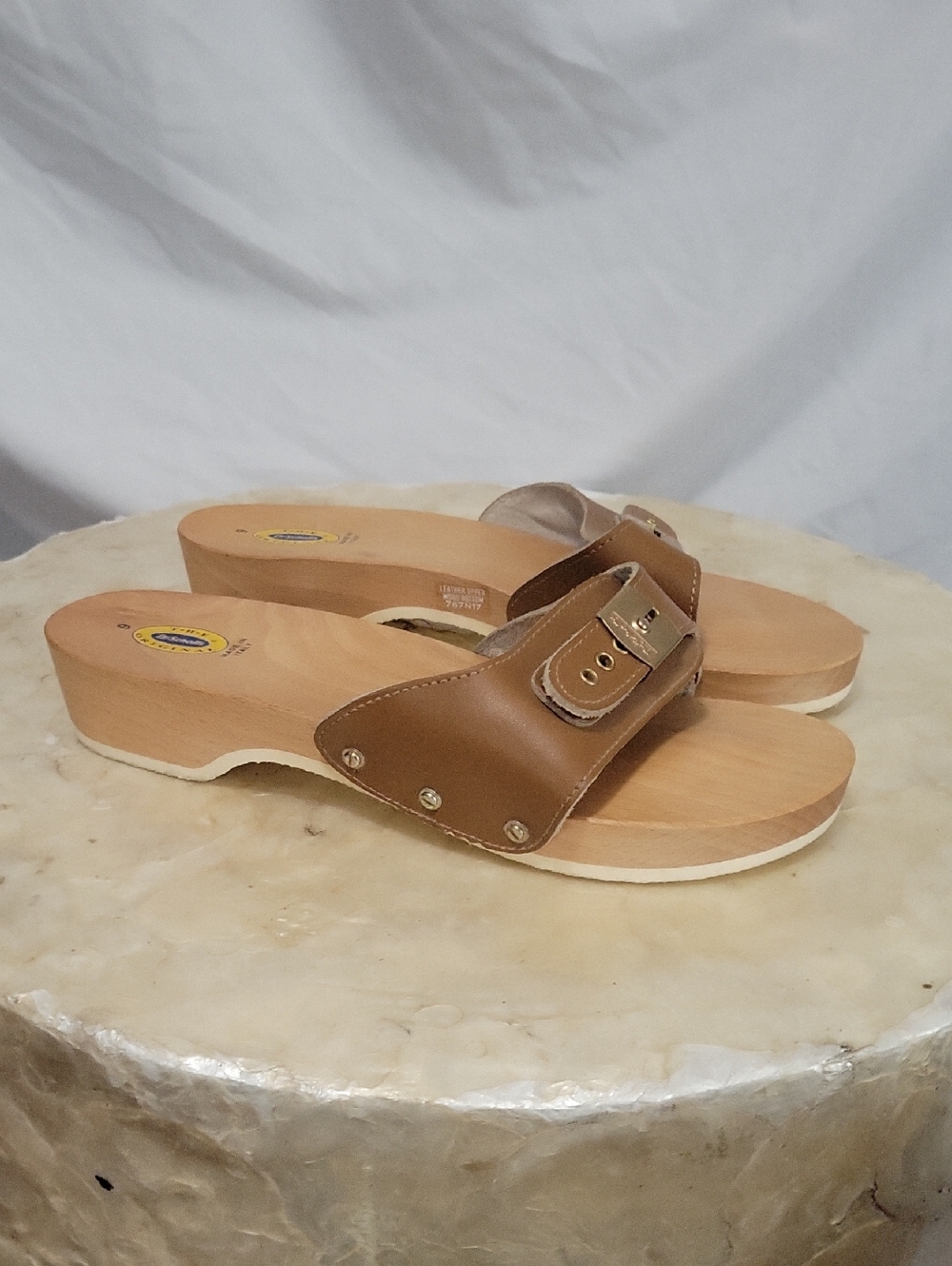  Dr. Scholl's Original wooden clog size 9